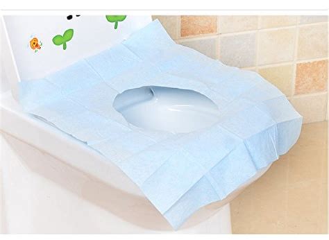 Pindia Set of 5Pc Disposable Paper Toilet Seat Cover/Tissue Travel Pack ...