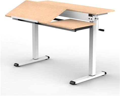 SStandUpDeskStore Stand Up Desk Store 48 Crank Adjustable Height Split ...