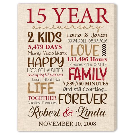 15th wedding anniversary gifts 60 photos - Vianawedding.com