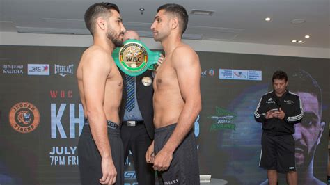 Amir Khan prepared for fight in Saudi Arabia after weigh-in with Billy ...