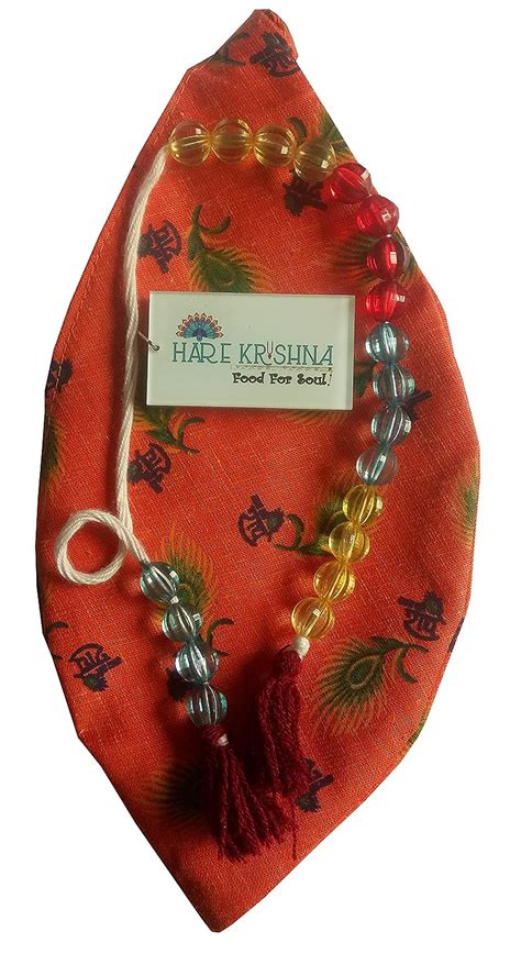 Hare Krishna Food For Soul Radhe Printed Japa Mala Bag Bead Bag-Jaap ...