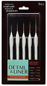 Flipkart.com | Gold Leaf Detail & Liner Taklon Brush Set For Beginners ...