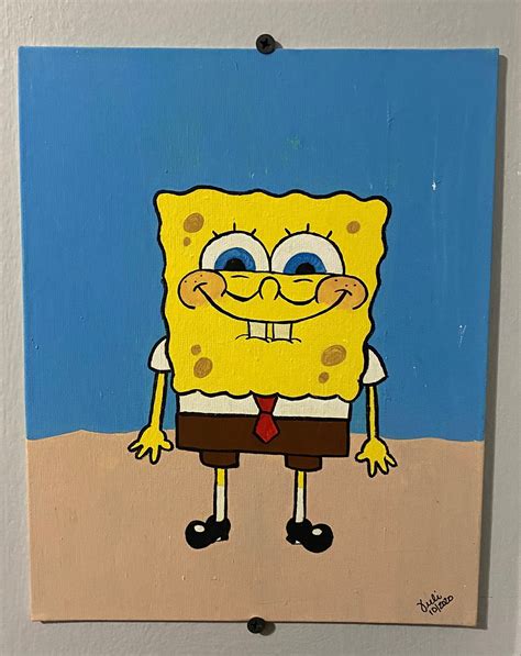 Canvas Painting Ideas Spongebob at Rosa Williams blog