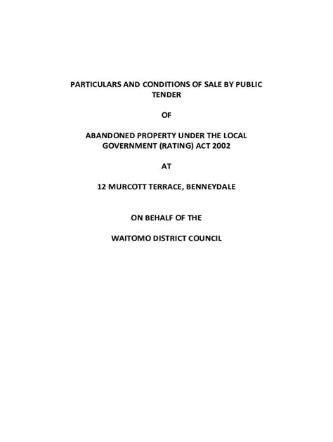 Fillable Online Application for Rates Write-Off under Section 90A of ...