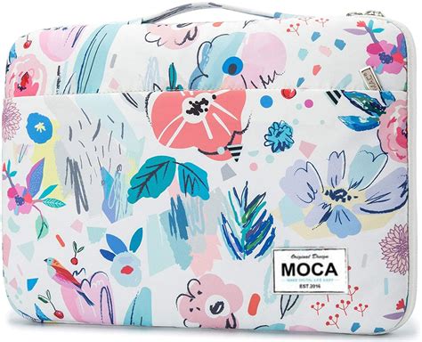 MOCA Kinmac Canvas Laptop Hand Bag Sleeve Sleeves Carry Case for 15.4 ...