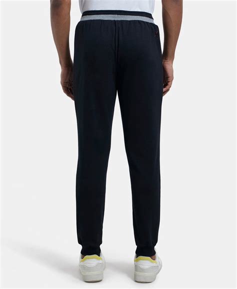 Buy Super Combed Cotton Rich Pique Slim Fit Jogger with Zipper Pockets ...