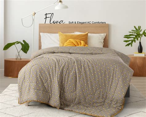 Flora Comforter with Solid Border for Single & Double Bed – Florida ...