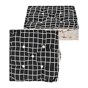 Kuber Industries (Pack of 2) Cotton Chair Cushions for Sitting | Chair ...