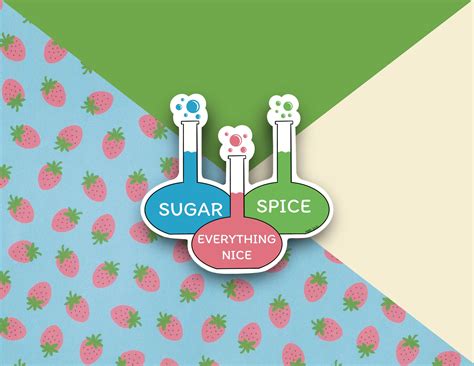 Powerpuff Girls Sugar Spice and Everything Nice Sticker Girl | Etsy