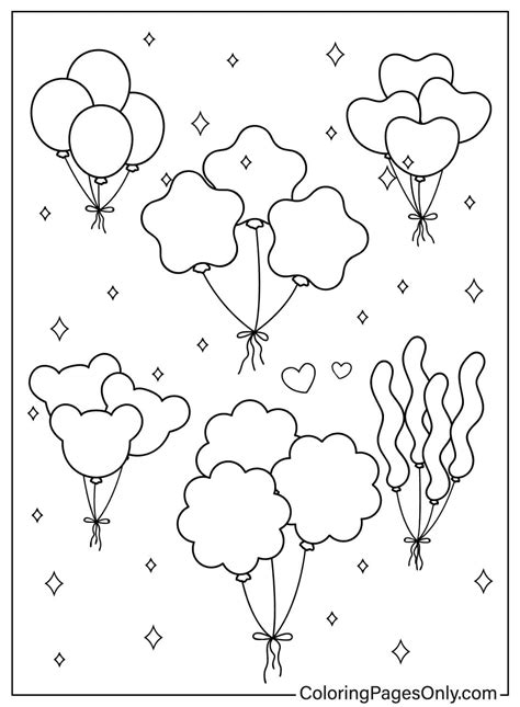 30+ Balloon Coloring Pages - Free Printable PDF & Online Coloring