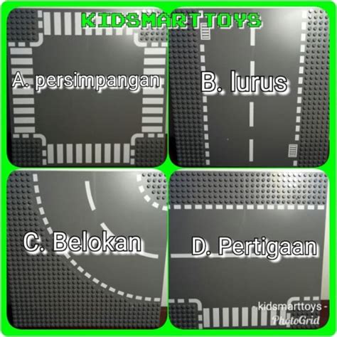 Jual BASEPLATE MOTIF JALANAN FOR ROAD TATAKAN 32X32 SESUAI BELA LEPIN ...