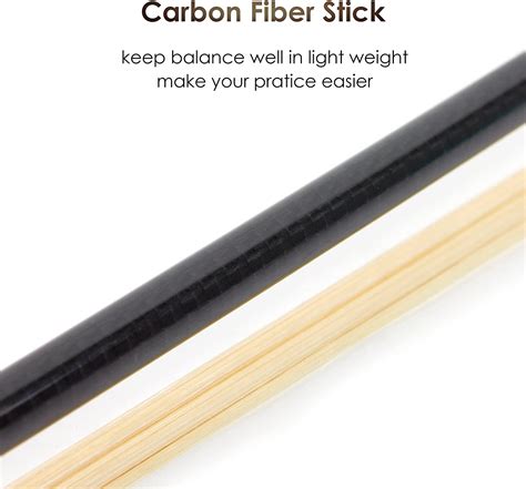 Buy Kmise Fiddle Violin Bow 4/4 Pernan Buco Good Balance Horse Hair for ...