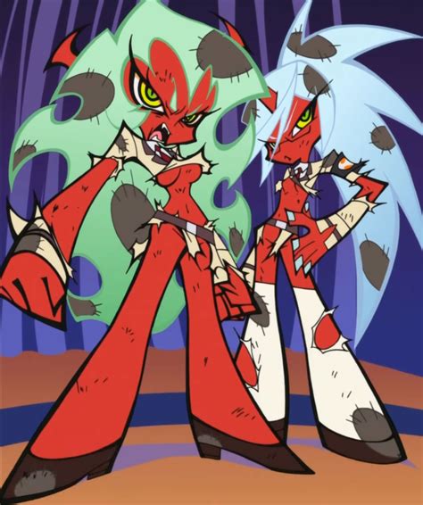 Scanty & Kneesocks | Arte de personajes, Trajes de personajes, Diseño ...