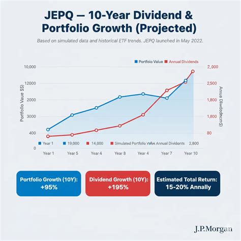 JEPQ Dividend Calculator – 10-Year Dividend Growth