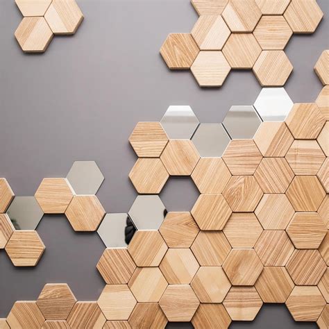 EWART WOODS Unique Hexagon Wood Wall Art - Modern Geometric India | Ubuy