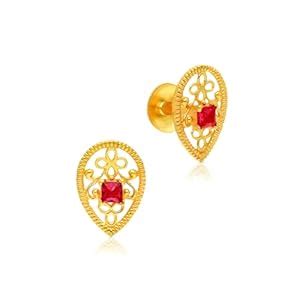 Malabar Gold & Diamonds 22k Gold Earrings for Women |22 kt (916) BIS ...