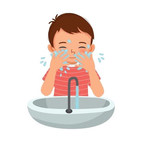 Image result for Washing Face Chibi Boy