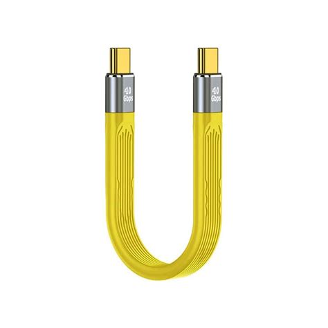 TECPHILE PD100W 40Gbps Type C Male to Type C Male FPC Cable | Concept Kart
