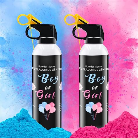 Amazon.com: Gender Reveal Fire Extinguisher 1Pink 1Blue Gender Reveal ...
