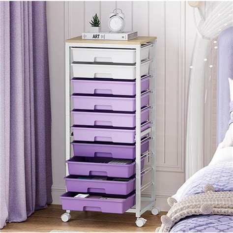 SYKIARIOL Rolling Cart with Drawers,10 Drawer Rolling India | Ubuy