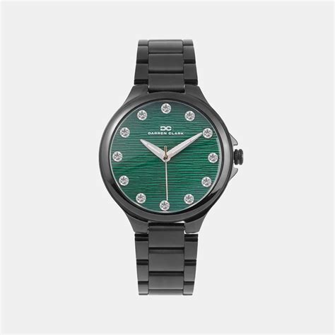 Darren Clark Women Green Metal Watch 2014F-M0414 – Just In Time