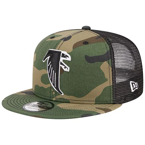 Men's New Era Camo Atlanta Falcons Throwback Main Trucker 9FIFTY ...