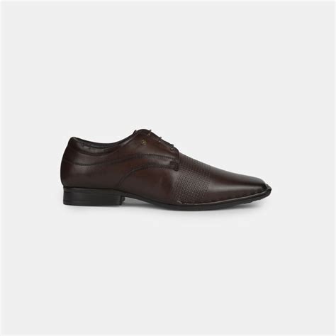 Bata Dark Brown Formal Lace-Up Shoes For Men | Bata