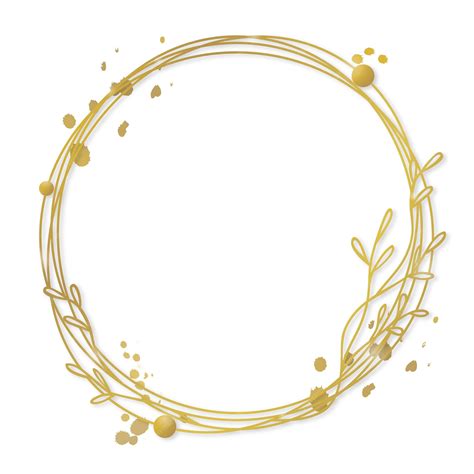 Gold Circle Png
