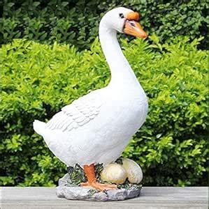 Buy The Decorshed White Duck Statue for Home and Garden Decor Online at ...