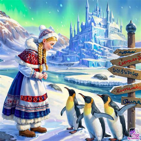 Pin by Chanel Aprahamian on Paint by Number: Coloring Book The Snow ...