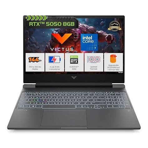 HP Victus, Intel Core 7 240H, 8GB RTX 5050, 24GB DDR5(Upgradeable) 1TB