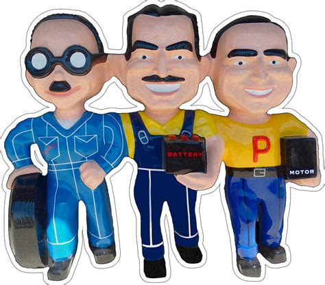 Manny Moe and Jack The Pep Boys 48" Tall Reproduction - American ...