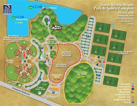 Lake Myrtle Sports Complex Baseball Field Map at Erin Wright blog