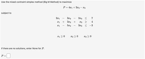 Image result for Revised Simplex Big M Method