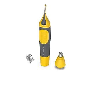 Remington Virtually Indestructible Nose, Ear & Brow Trimmer Yellow ...