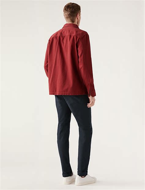 Buy Tapered Fit Elasticated Waist Trousers at Marks & Spencer