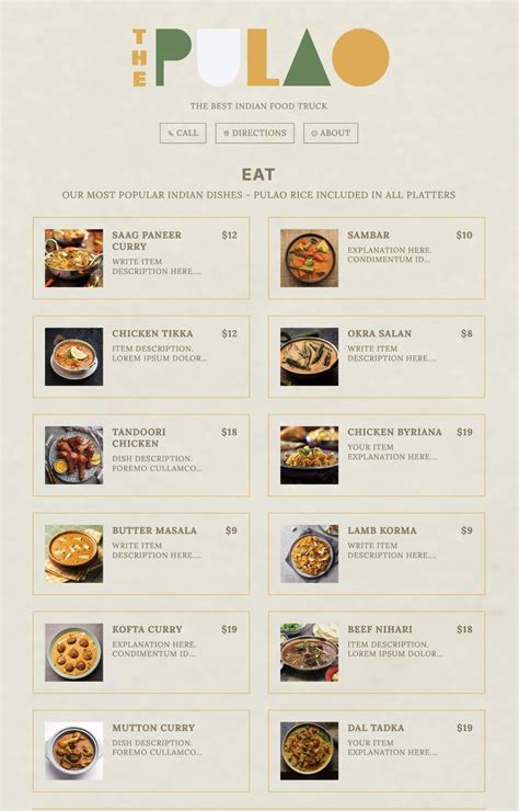 Free Menu Designs 的图像结果