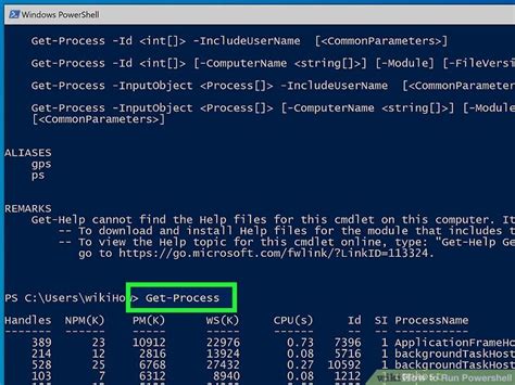 Run PowerShell Command Win 10 的图像结果