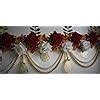 Divyakosh Handicraft White Flower & Pearl Door Toran for Home ...