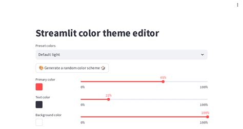 Image result for Streamlit Tutorial Background Colour Change