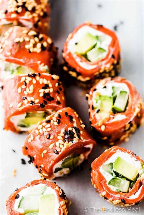 Avocado Salmon Rolls