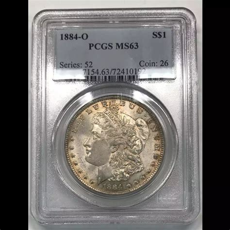 1884-O Morgan Silver Dollar PCGS MS-63 - Old Pueblo Coin