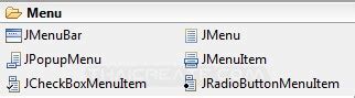 Image result for Java GUI Menu