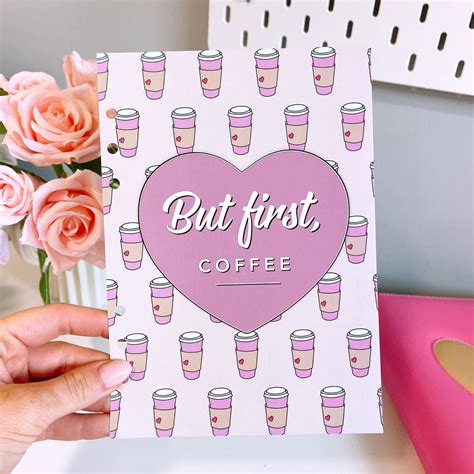 Grande Food Diary Planner Refill - But First Coffee