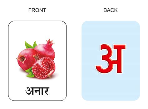 Hindi Varnamala Flash Cards For Kids – thecuriousbrains