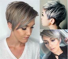 Grey Pixie Hairstyles by Winter Fit Extravagant Silver Pixie Haircuts Hairdrome Grey Pixie Hairstyles