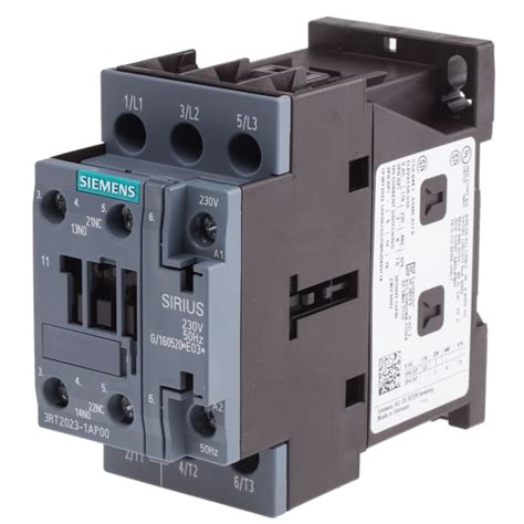 3RT2023-1AP00 Siemens | Siemens SIRIUS 3RT Size S0, 3RT2 Contactor, 230 ...
