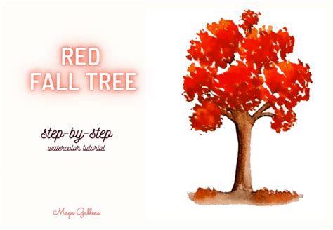 Image result for Tutorial Painting Red Tree
