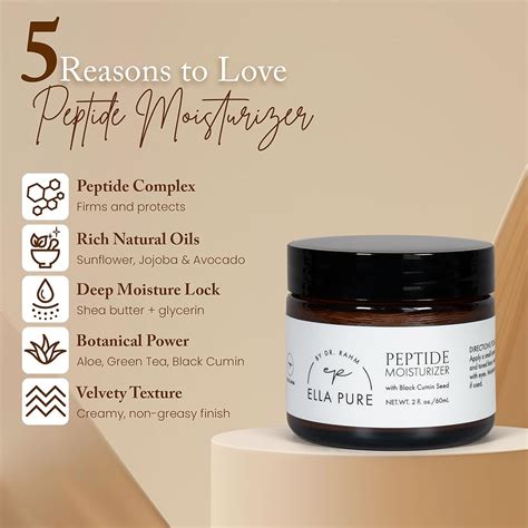 ELLAPURE ELLA PURE Peptide Face Moisturizer with Collagen India | Ubuy
