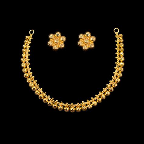 Single Line Ball Necklace – My Golden Wish